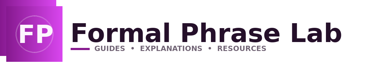Formal Phrase Lab